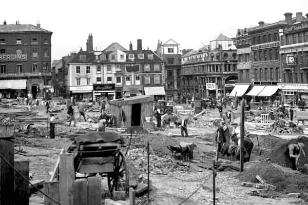 July 1938. Market reconstruction