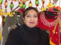 Sheri Singh Asian garments stall