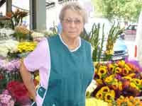  Miriam Bowen on Cary’s flower stall
