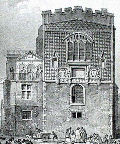 Front of Guildhall c.1850