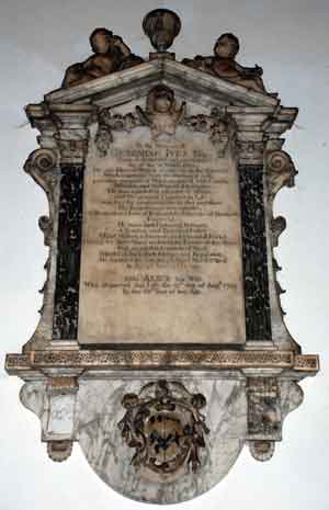 monument Jeremiah Ives 1692