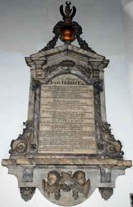 monument John Harvey 1666