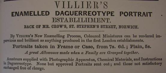 George Villiers advert